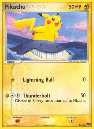 Pikachu (12) Holofoil - POP Series 5