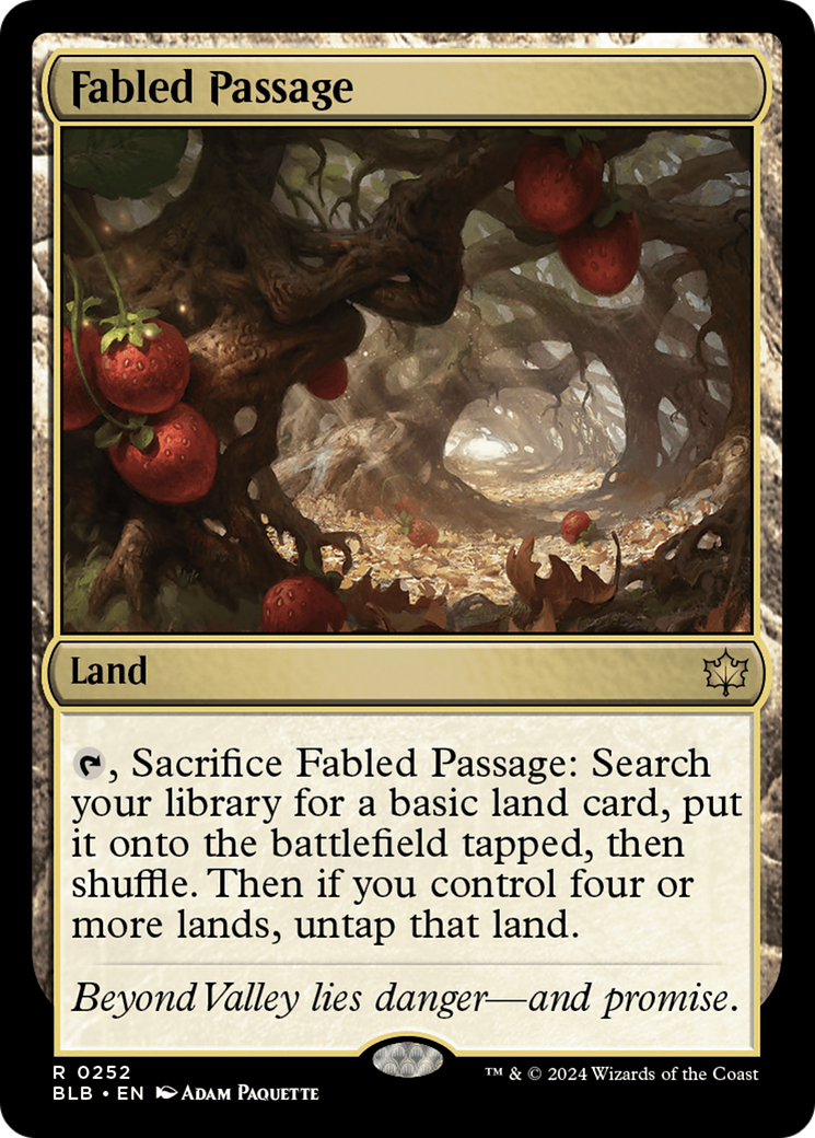 Fabled Passage (252) Foil - Bloomburrow