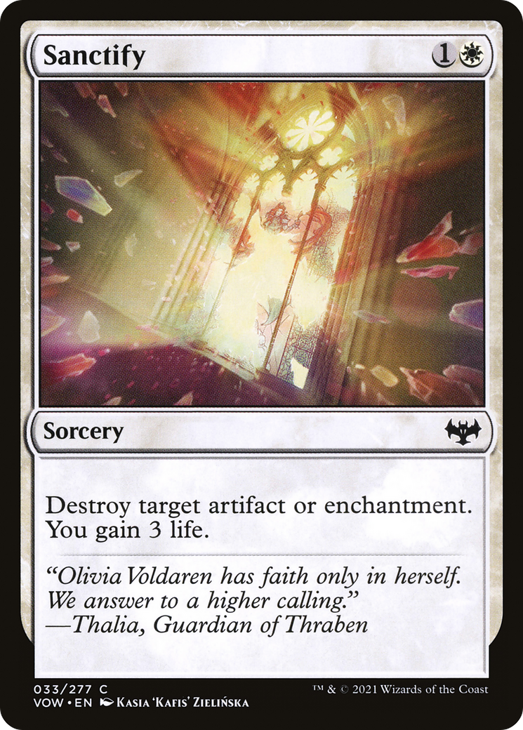 Sanctify (033) Foil - Innistrad: Crimson Vow