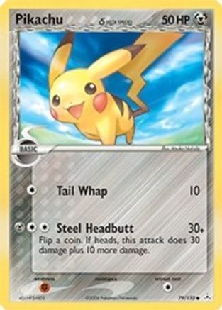Pikachu (Delta Species) (79) Reverse Holofoil - Holon Phantoms