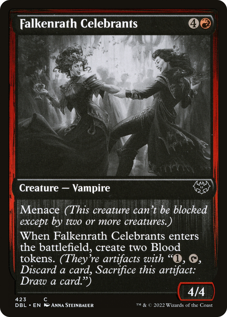Falkenrath Celebrants (423) Foil - Innistrad: Double Feature