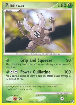 Pinsir (59) Reverse Holofoil - Secret Wonders