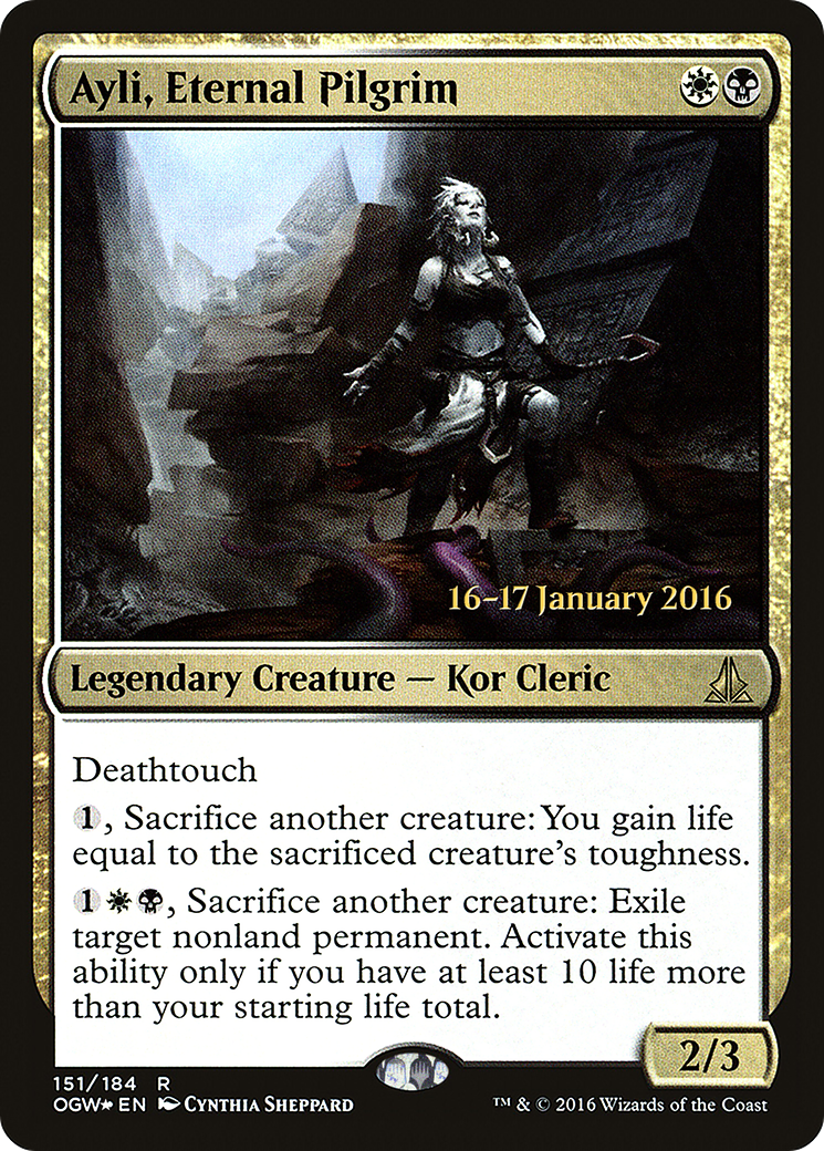 Ayli, Eternal Pilgrim (151s) Foil - Oath of the Gatewatch Promos