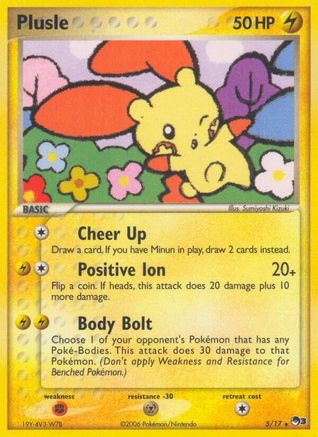 Plusle (5) Holofoil - POP Series 3