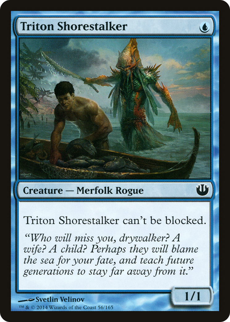Triton Shorestalker (056) Foil - Journey into Nyx