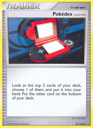 Pokedex HANDY910is (114) Reverse Holofoil - Platinum
