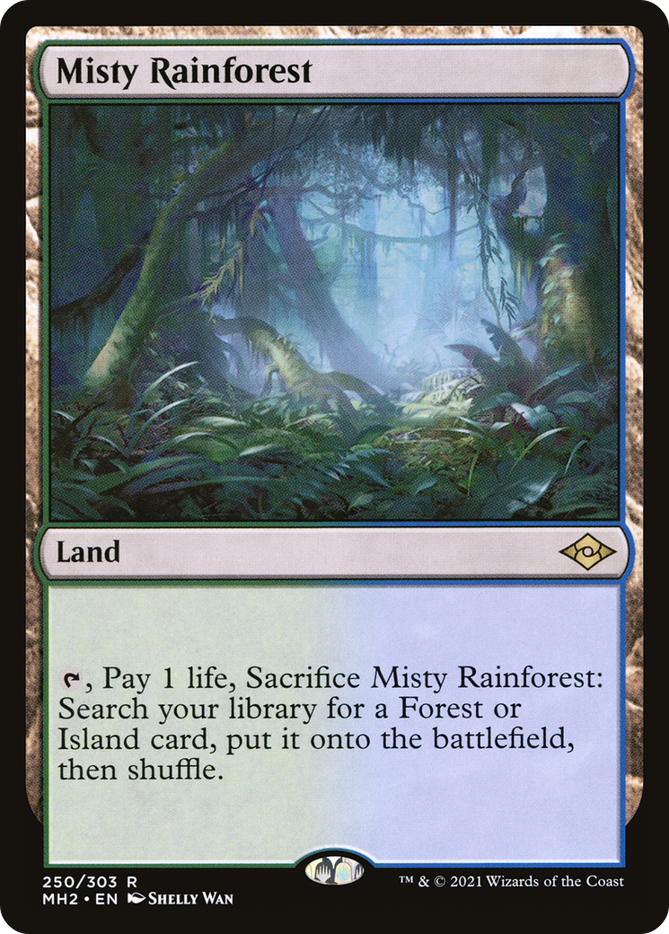 Misty Rainforest (250) Foil - Modern Horizons 2