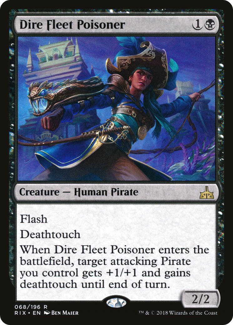 Dire Fleet Poisoner (068) Foil - Rivals of Ixalan