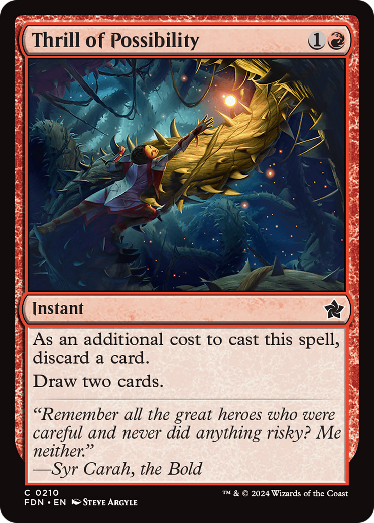 Thrill of Possibility (210) Foil - Foundations