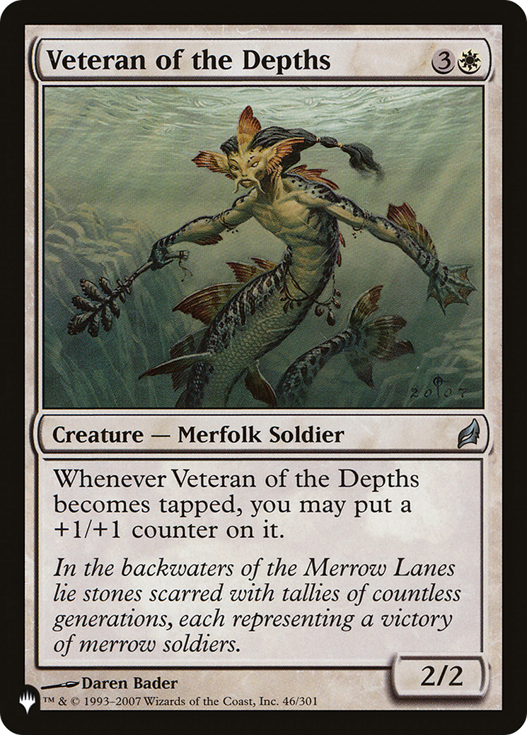 Veteran of the Depths (LRW-46) - The List