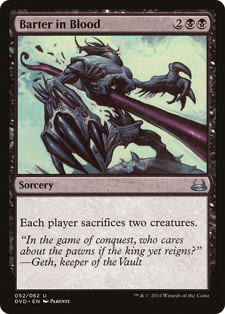 Barter in Blood (052) - Duel Decks Anthology: Divine vs. Demonic