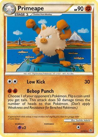 Primeape (22) Reverse Holofoil - Unleashed