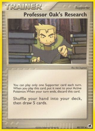 Professor Oak's Research (80) Reverse Holofoil - Dragon Frontiers