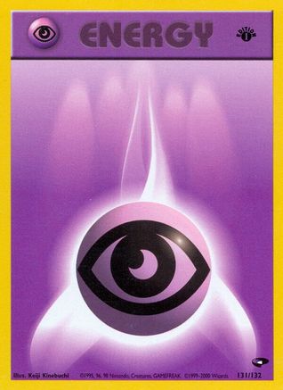 Psychic Energy (131) (1st Edition) - Gym Challenge