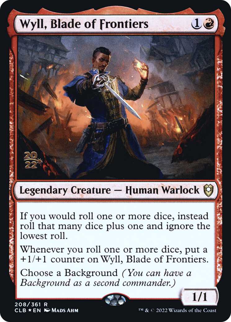 Wyll, Blade of Frontiers (208) Foil - Battle for Baldur's Gate Promos
