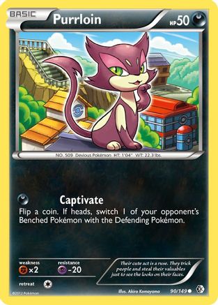 Purrloin (90) Reverse Holofoil - Boundaries Crossed