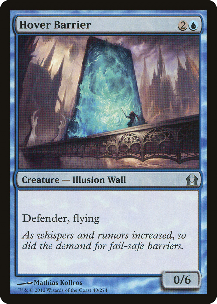 Hover Barrier (040) Foil - Return to Ravnica
