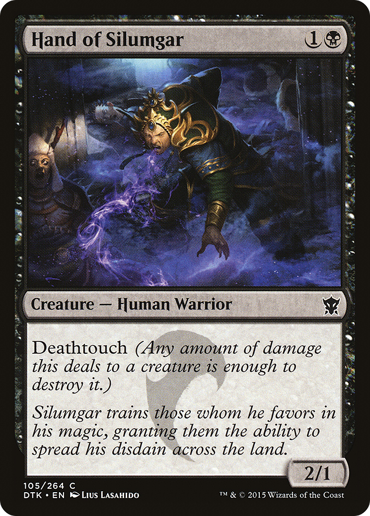 Hand of Silumgar (105) Foil - Dragons of Tarkir