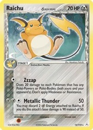 Raichu (Delta Species) (15) Reverse Holofoil - Holon Phantoms