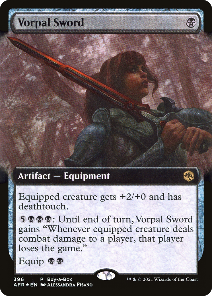 Vorpal Sword (Extended Art) (396) Foil - Adventures in the Forgotten Realms