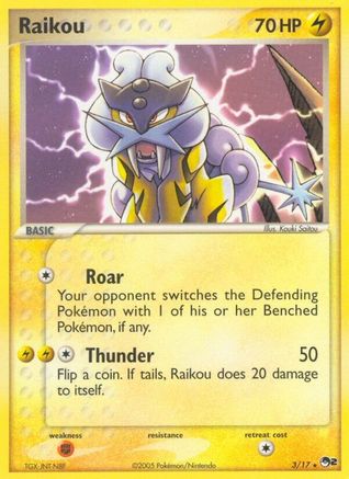 Raikou (3) Holofoil - POP Series 2