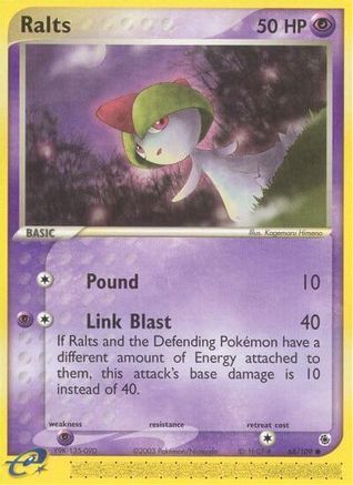 Ralts - 68/109 (68) Reverse Holofoil - Ruby and Sapphire