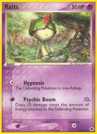 Ralts (60) Reverse Holofoil - Dragon Frontiers