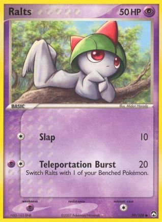Ralts (59) Reverse Holofoil - Power Keepers