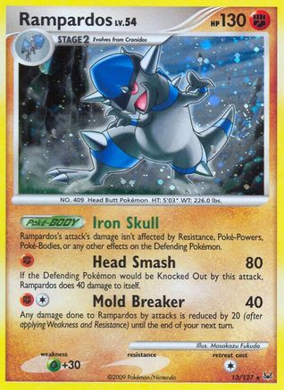 Rampardos (13) Reverse Holofoil - Platinum