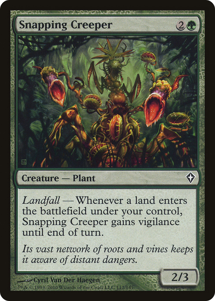 Snapping Creeper (112) Foil - Worldwake