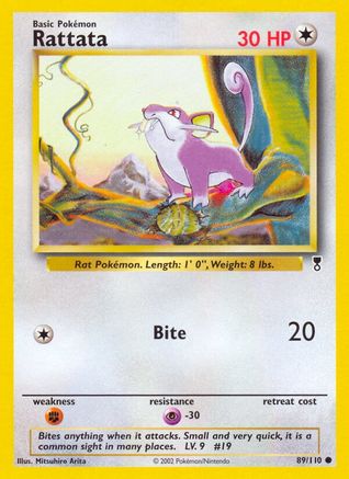 Rattata (89) Reverse Holofoil - Legendary Collection