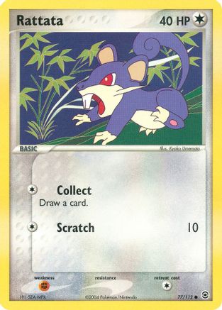 Rattata (77) Reverse Holofoil - FireRed & LeafGreen