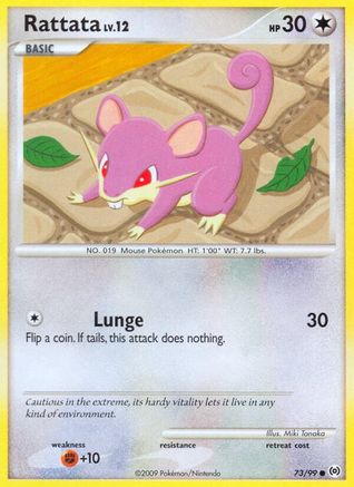 Rattata (73) Reverse Holofoil - Arceus