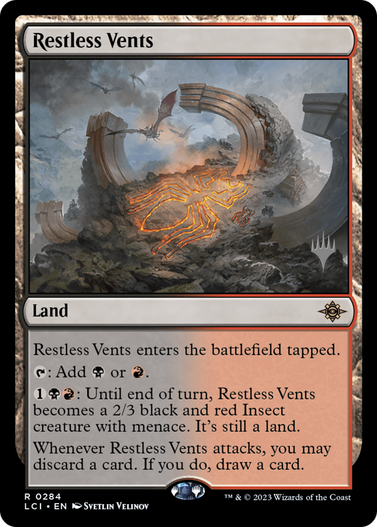 Restless Vents (284) Foil - The Lost Caverns of Ixalan Promos