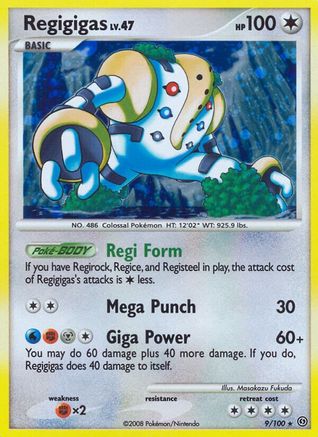 Regigigas (9) Reverse Holofoil - Stormfront