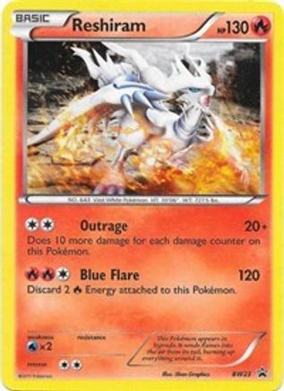 Reshiram - BW23 (BW23) Holofoil - Black and White Promos