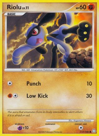 Riolu (117) Reverse Holofoil - Legends Awakened