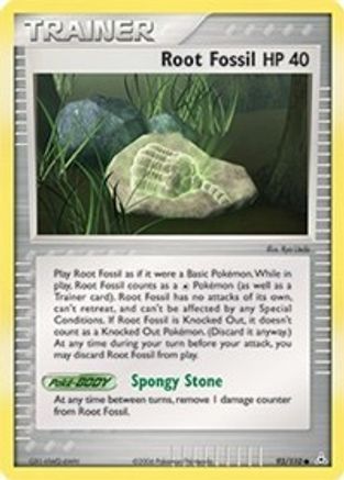 Root Fossil (93) Reverse Holofoil - Holon Phantoms