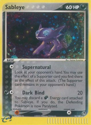 Sableye (10) Reverse Holofoil - Sandstorm