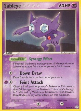 Sableye (22) Reverse Holofoil - Power Keepers