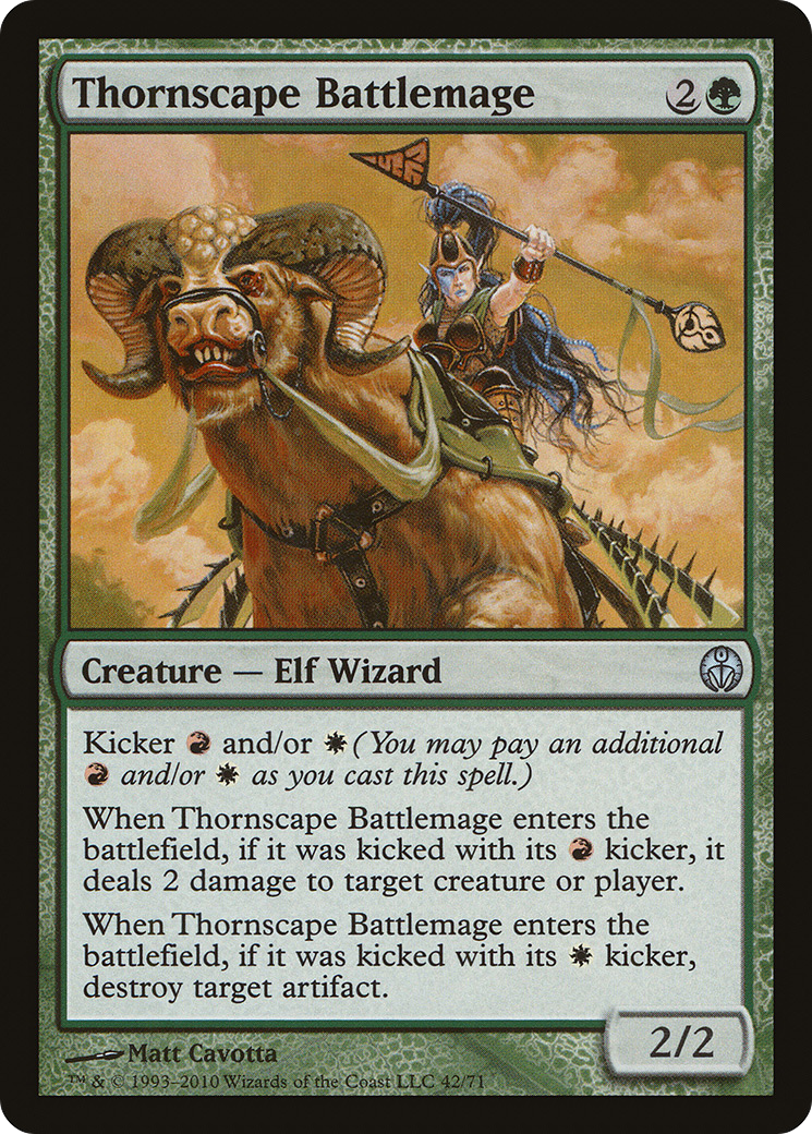 Thornscape Battlemage (042) - Duel Decks: Phyrexia vs. the Coalition