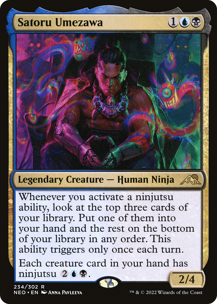 Satoru Umezawa (234) Foil - Kamigawa: Neon Dynasty