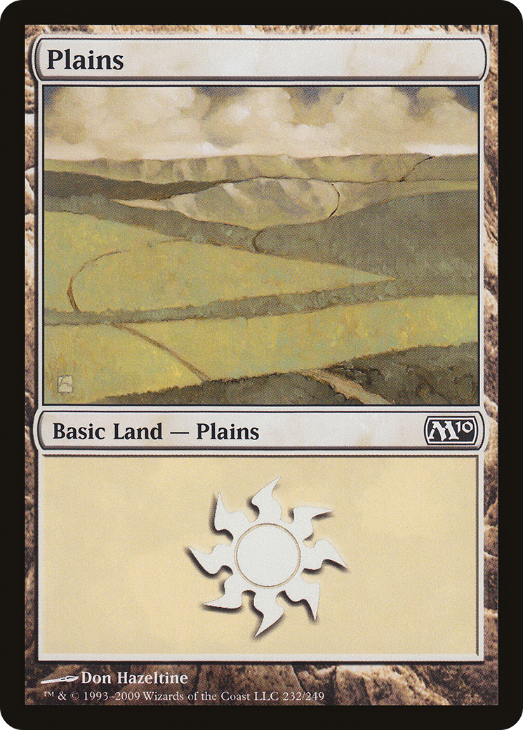 Plains (232) Foil - Magic 2010