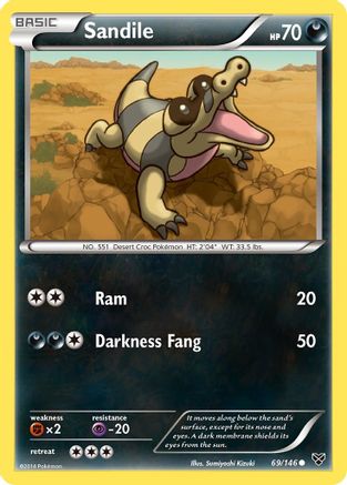 Sandile (69) Reverse Holofoil - XY Base Set