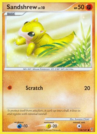 Sandshrew (124) Reverse Holofoil - Supreme Victors