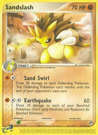 Sandslash (21) Reverse Holofoil - Sandstorm