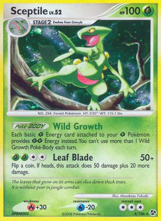Sceptile (8) Reverse Holofoil - Great Encounters