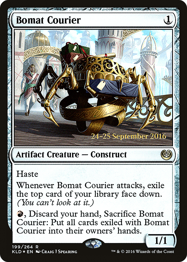 Bomat Courier (Prerelease) (199) Foil - Kaladesh Promos