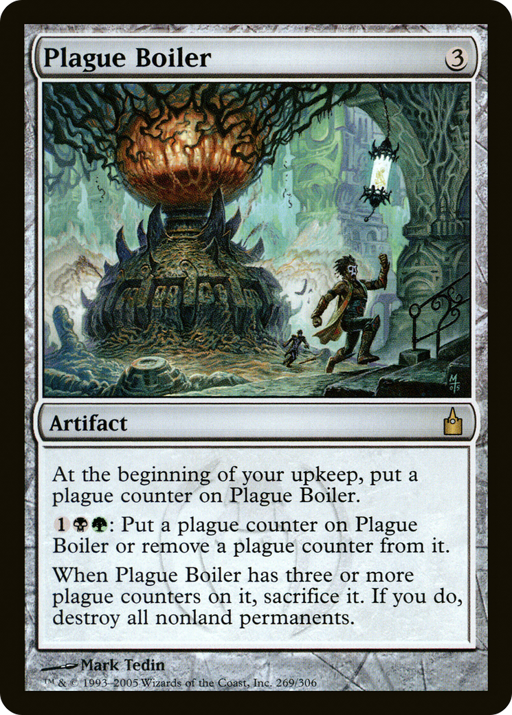 Plague Boiler (269) Foil - Ravnica: City of Guilds