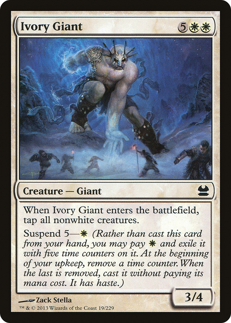 Ivory Giant (019) Foil - Modern Masters